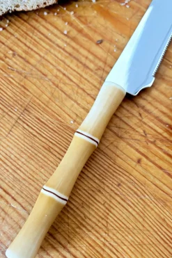 Cuchillo De Pan Diseño Bambú