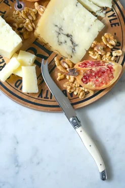 Cuchillo De Queso Blanco Cristina Oria En Caja De Madera