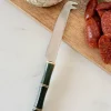 Cuchillo Especial Quesos Diseño Bambú Verde