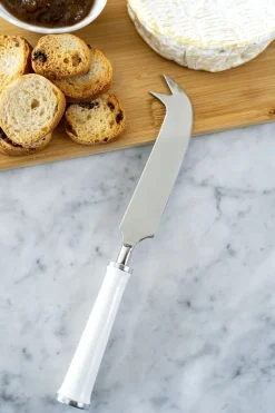 Cuchillo Queso Con Mango Blanco