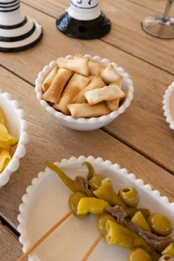 Cuenco De Porcelana Diseño Bolitas