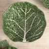 Ensaladera Cerámica Hoja De Col