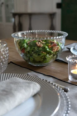 Ensaladera Cristal Bolitas