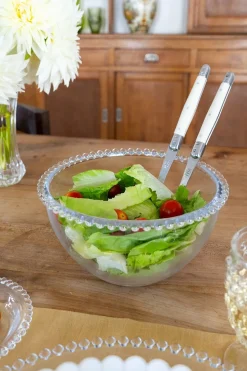 Ensaladera Cristal Bolitas