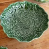 Ensaladera Oval Mediana Hoja De Col