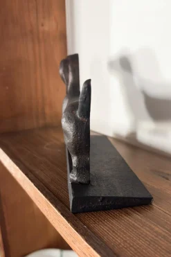Figura Decorativa Con Diseño De Teckel Con Base