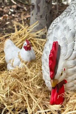 Figura Decorativa Gallina Blanca