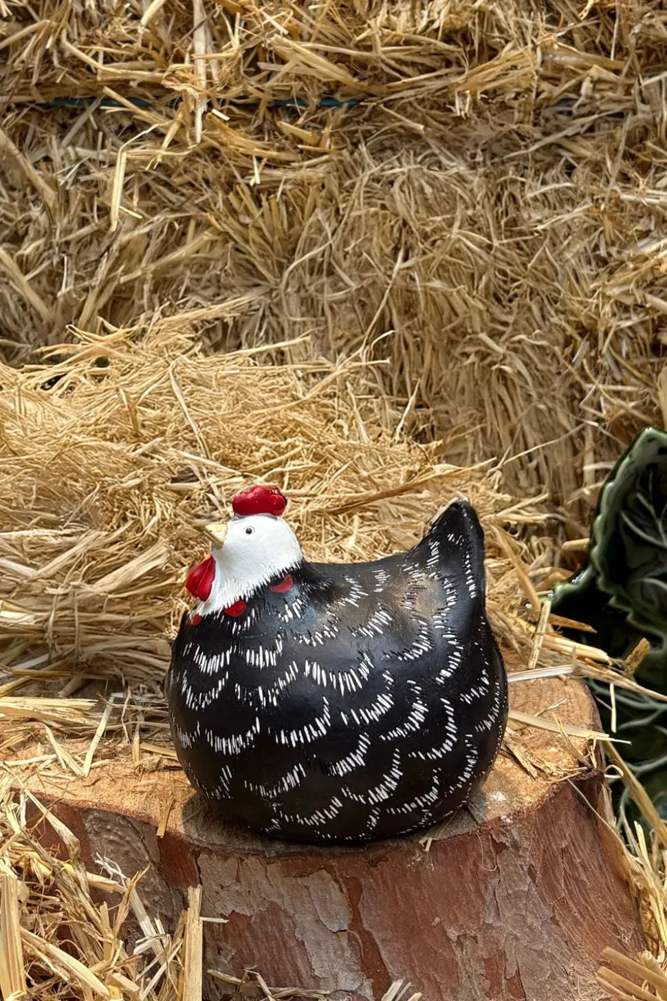 Figura Decorativa Gallina Negra