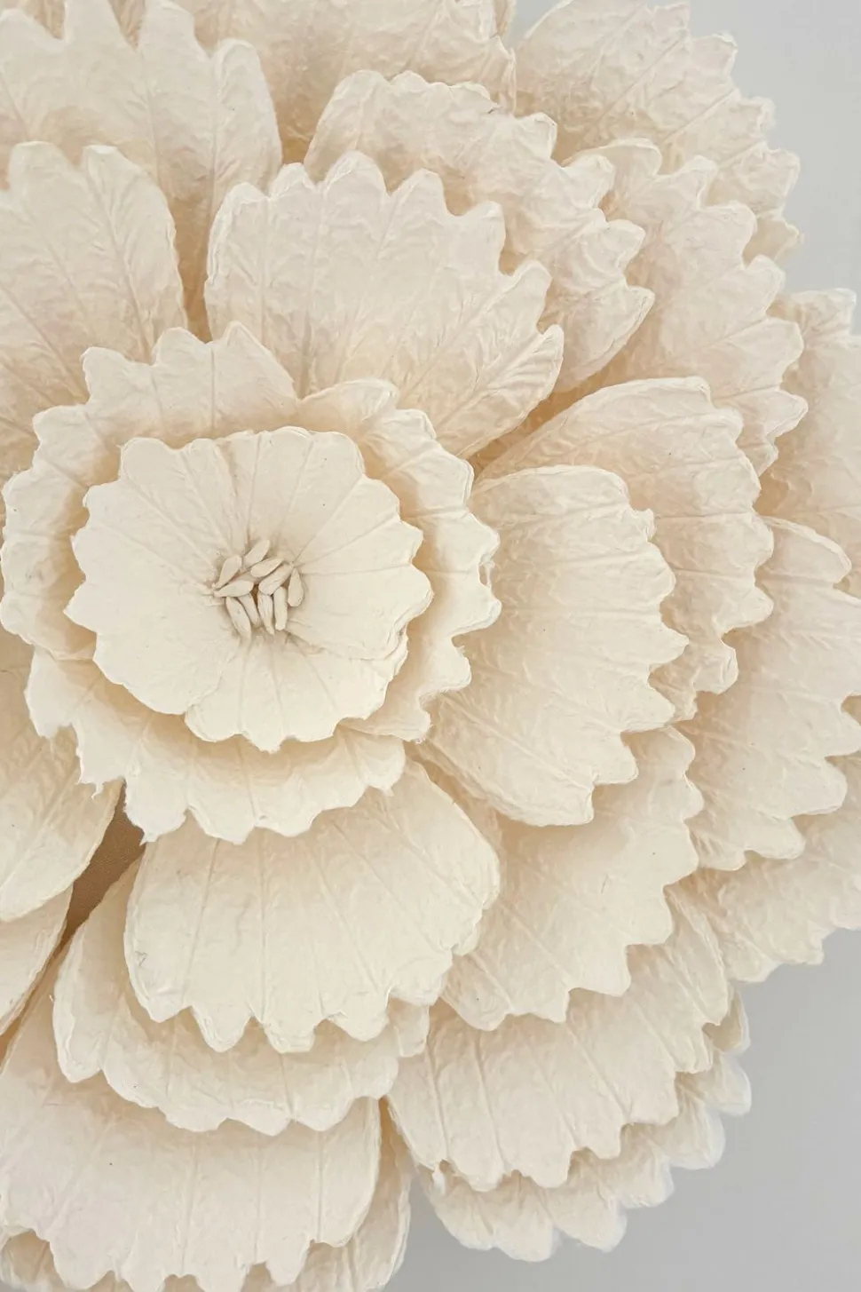 Flor Decorativa De Papel Maché