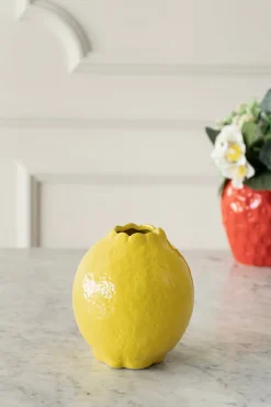 Florero Con Diseño De Limón Pequeño