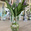 Florero De Cristal Con Diseño Milán Verde Claro
