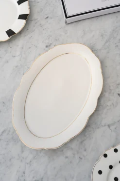Fuente Oval Blanca Cristina Oria