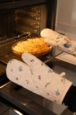 Guante Para Horno De Algodón Con Diseño De Gallinas