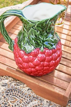 Jarra Cerámica Frambuesa