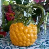 Jarra De Cerámica Con Diseño De Uvas Amarillas