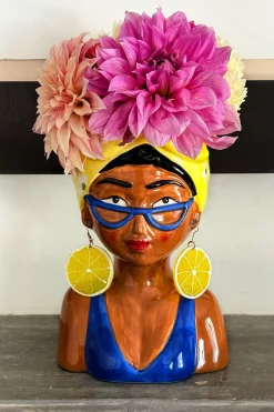 Jarrón Busto Lady Caribe
