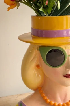 Jarrón Busto Lady Fashion Rubia