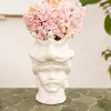 Jarrón Busto Rey De Porcelana