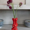 Jarrón Con Diseño De Pimientos Rojos