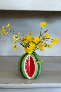 Jarrón Con Diseño De Sandía