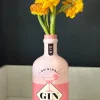 Jarrón Diseño Botella De Ginebra