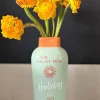 Jarrón Diseño Crema Solar