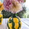 Jarrón Diseño Limones De Porcelana Pequeño