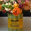Jarrón "Olives" Rayas Verdes