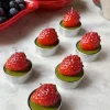 Juego De 6 Velas Con Diseño De Fresas