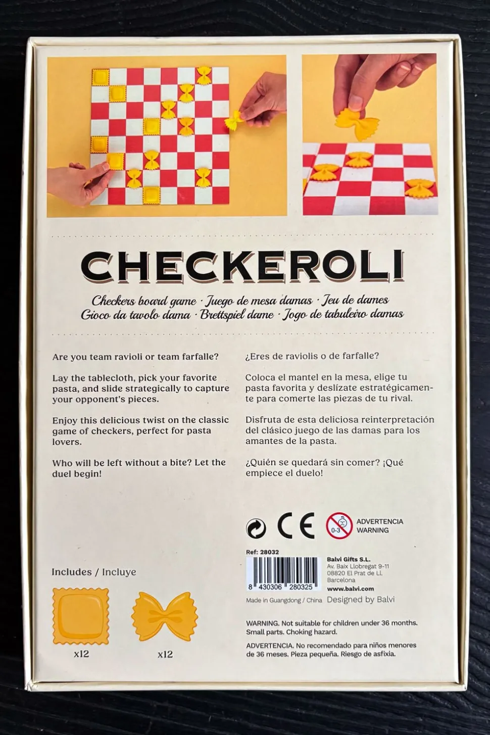 Juego De Damas Checkeroli