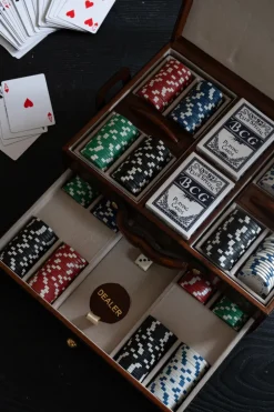 Juego De Póker De Cuero