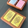 Juego Set 2 Cartas En Caja De Madera