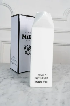 Lechera Brick de Cerámica Blanca Grande CO