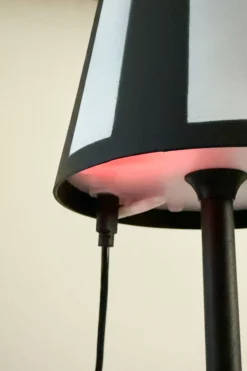 Lámpara Led Táctil Blanca Y Negra