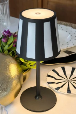 Lámpara Led Táctil Blanca Y Negra