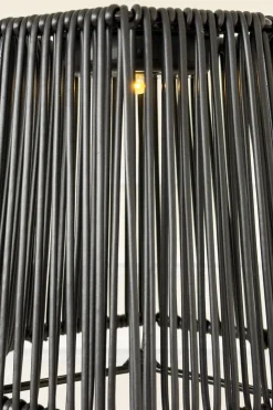 Lámpara Solar De Mesa En Acabado Negro