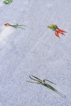 Mantel Antimanchas Con Diseño Hortalizas