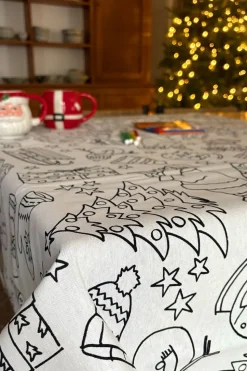 Manteles Coloreables Infantiles Con Motivos Navideños