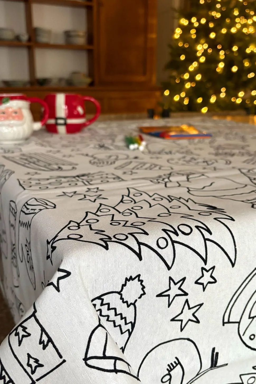 Manteles Coloreables Infantiles Con Motivos Navideños