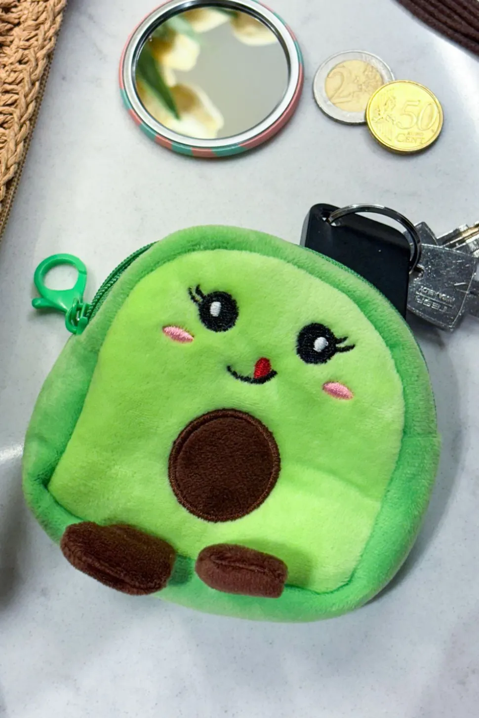 Monedero Aguacate Kawaii