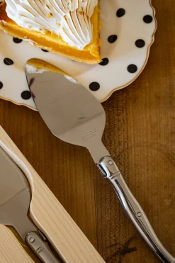 Pala Para Tartas Plateada Cristina Oria En Caja De Madera