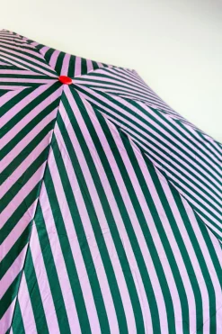 Paraguas Plegable Con Diseño De Rayas De Colores