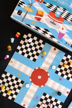 Parchís Con Diseño De Comida Rápida