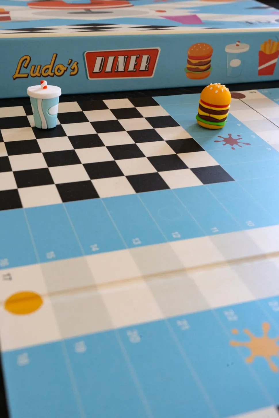 Parchís Con Diseño De Comida Rápida