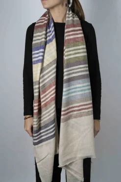 Pashmina Con Diseño De Rayas