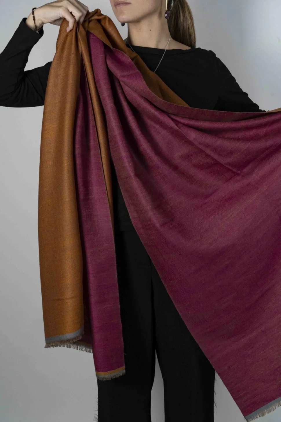 Pashmina Doble Color