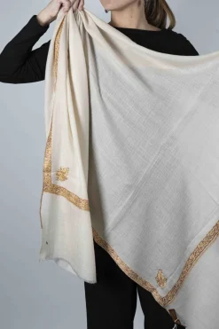 Pashmina Lisa Con Bordado