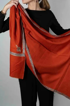 Pashmina Lisa Con Bordado