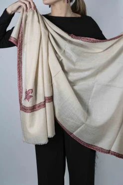 Pashmina Lisa Con Bordado