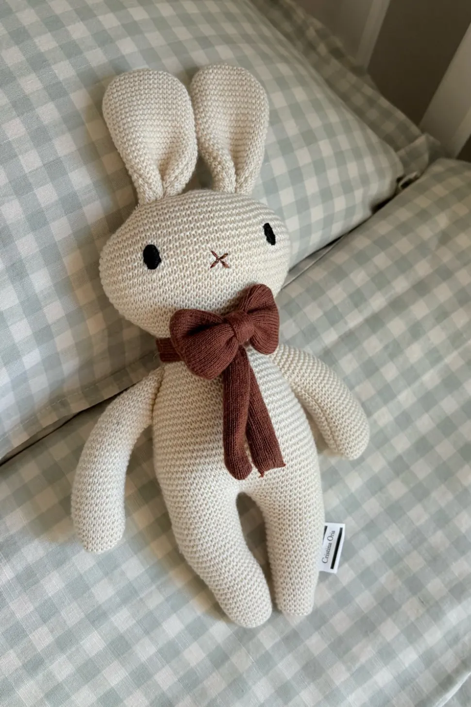 Peluche Conejo Con Lazo De Algodón